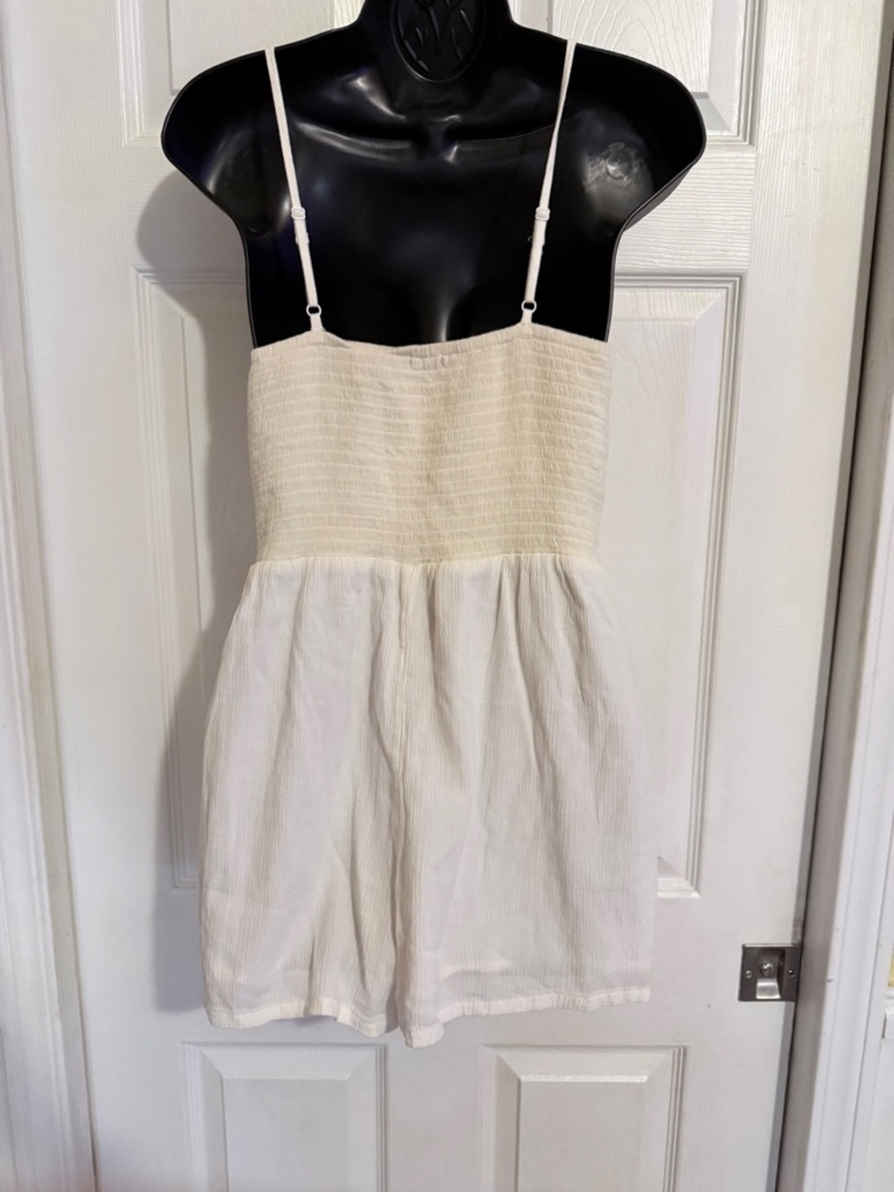 AERIE Cream Textured Romper - Picture 4 of 6